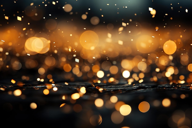 Bokeh Fondo luces brillantes puntos soñadores magia del enfoque suave