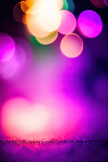 bokeh de fondo morado