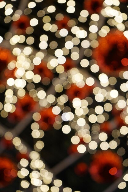 Bokeh foto de luces de navidad