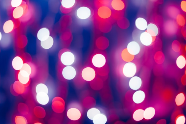 Bokeh-Hintergrund unscharf beleuchtet Weihnachten und guten Rutsch ins Neue Jahr defokussierten abstrakten Hintergrund