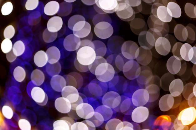 Bokeh leuchtet. Weihnachten und das neue Jahr