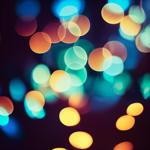 Bokeh luces efecto de fondo fondo de pantalla borroso luces de navidad fuera de foco