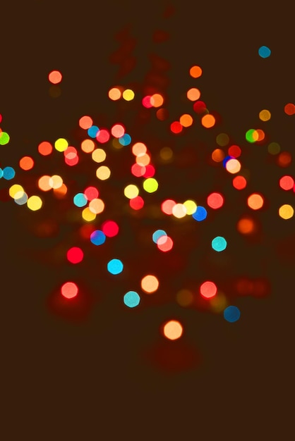 Bokeh luces hermoso fondo de Navidad Vertical