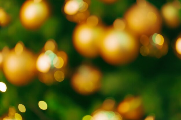 Bokeh de luces de navidad