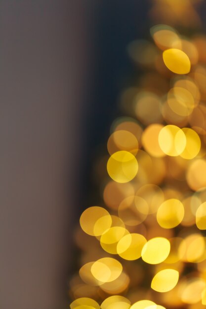 Bokeh de luces de navidad