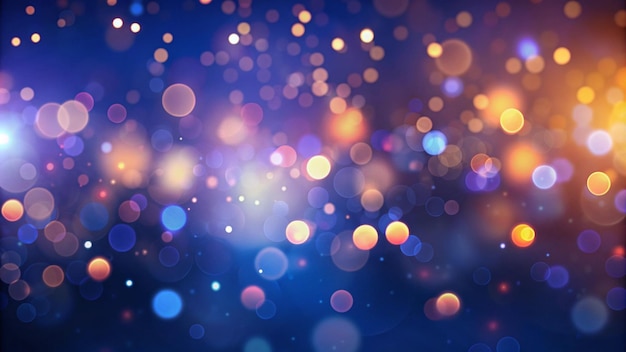 Bokeh de luz colorida perfecto para diseños navideños