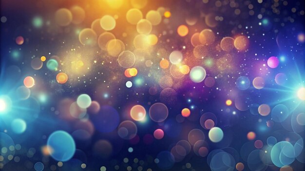 Bokeh de luz colorida perfecto para diseños navideños