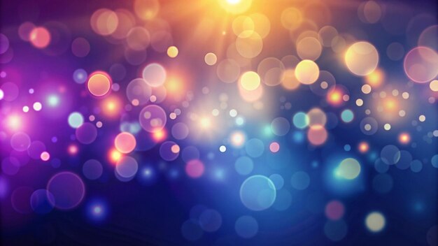 Bokeh de luz colorida perfecto para diseños navideños