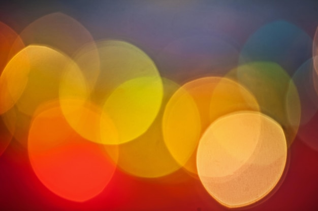 Bokeh multicolorido abstrato