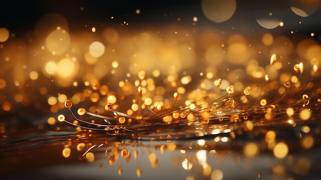 Bokeh de oro