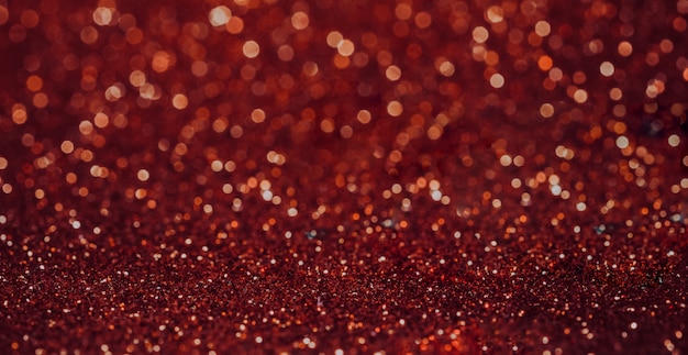 Foto bokeh rojo festivo fondo abstracto de navidad o con espacio en blanco