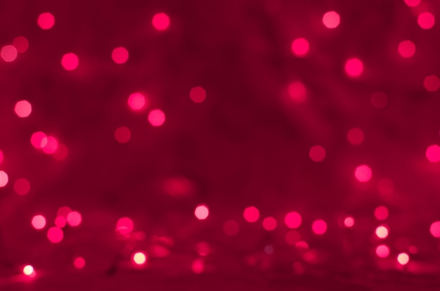 Bokeh rojo textura fondo de Navidad