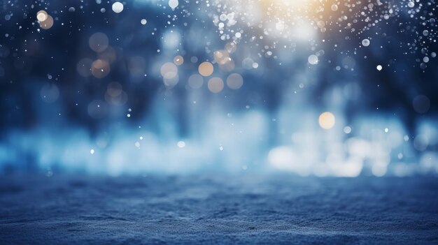 Bokeh-Winter-Hintergrund