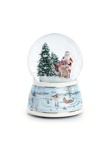 Bola de cristal con nieve o globo de nieve. Ideal para regalos o gadgets.