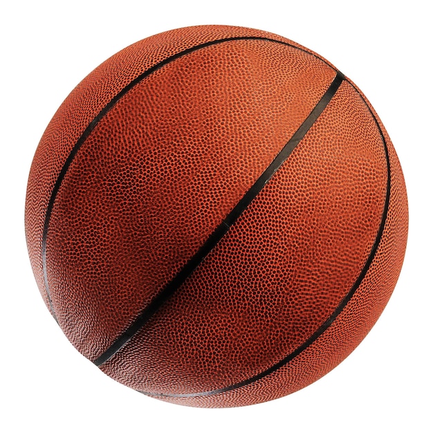Bola de basquete isolada