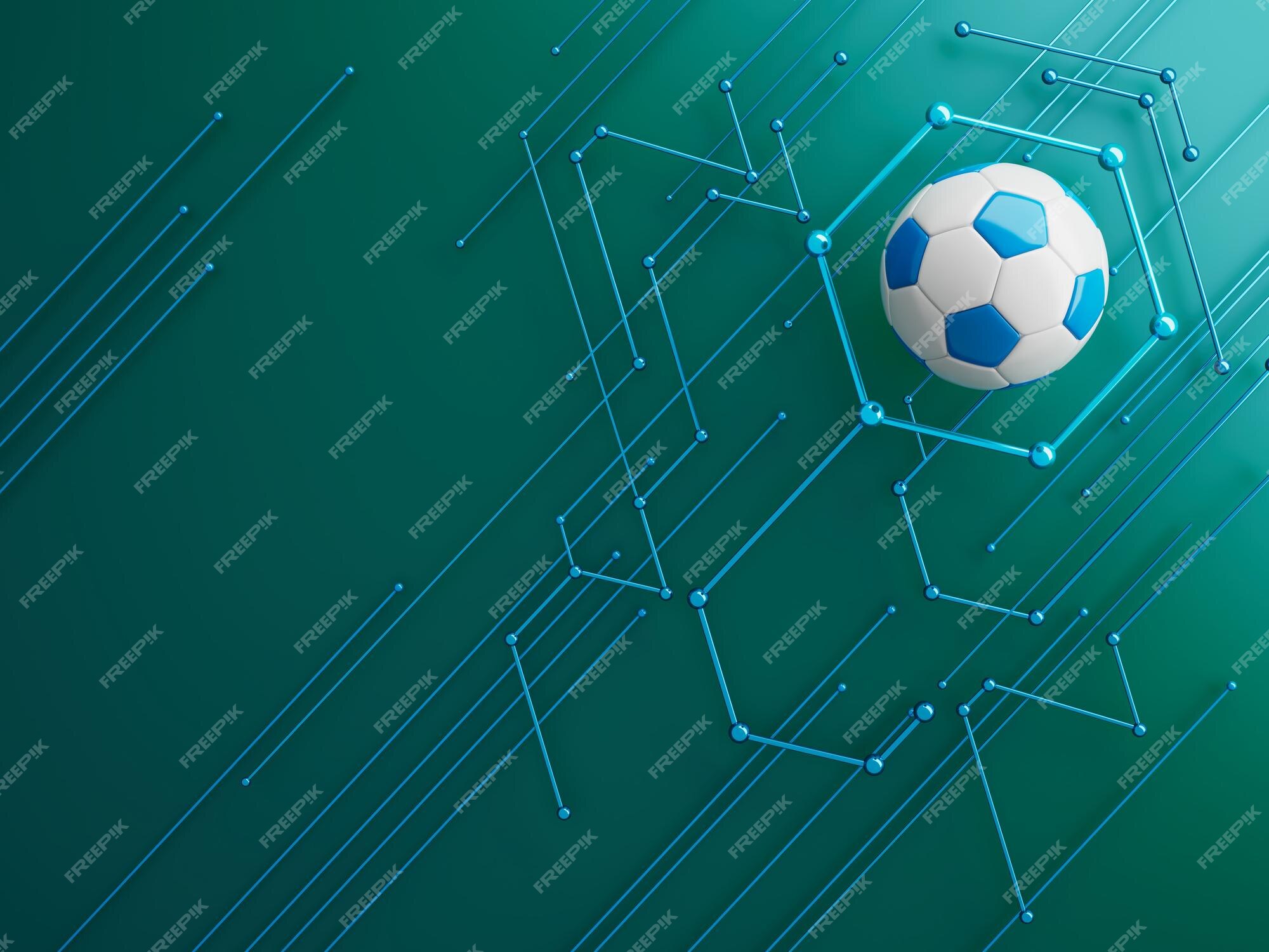 Bola de Futebol Amarela e Preta Elemento 3D para Composição PSD [download]  - Designi