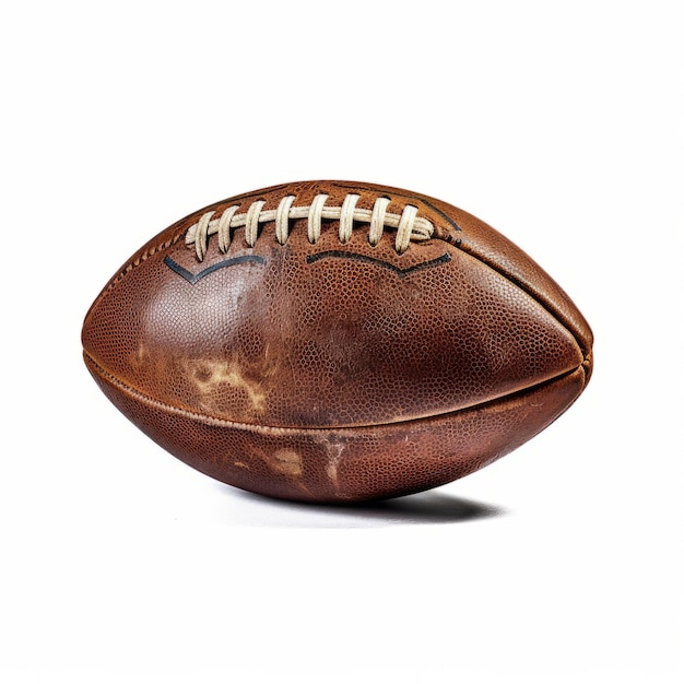 Foto bola de futebol americano de couro ilustração ai generativexa