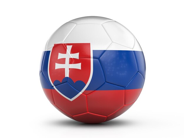 Bola de futebol Bandeira da Eslováquia