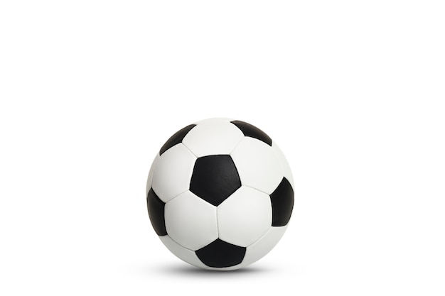 bola de futebol em um fundo branco