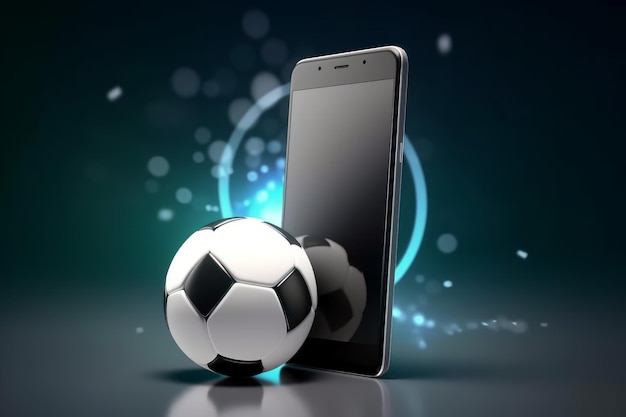 Bola de futebol para smartphone Gerar Ai