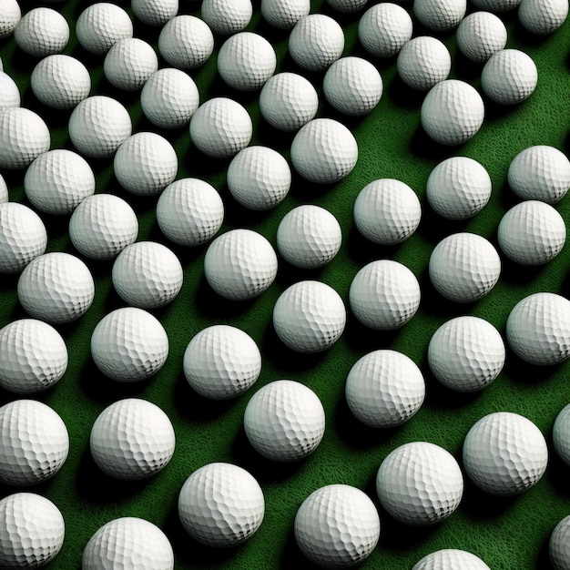 Bola de golfe em um tee IA generativa