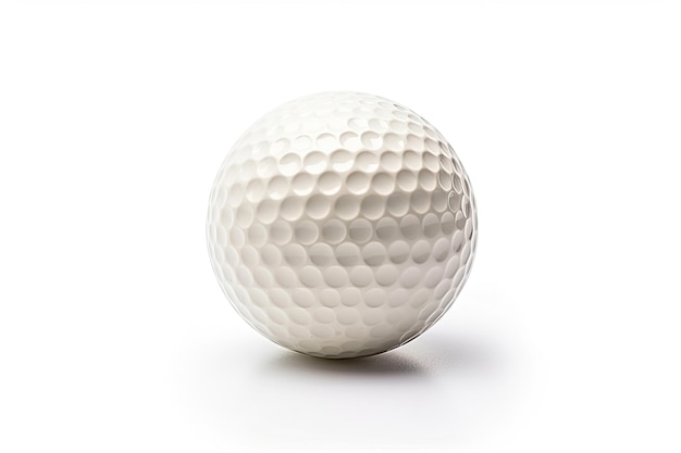 Bola de golfe isolada em fundo branco Generative Ai