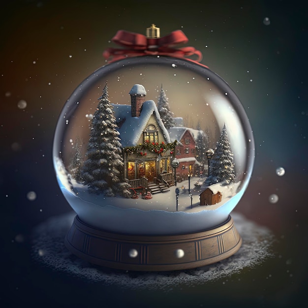 Bola de Natal 3D render