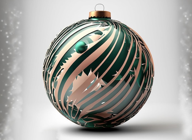 Bola de Natal em 3D