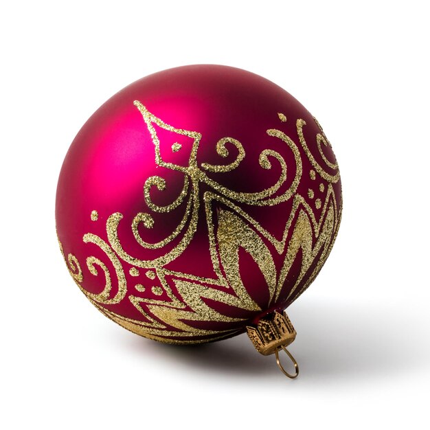 Foto bola de natal vermelha