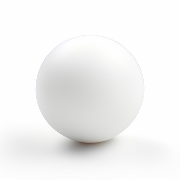 bola de pong com fundo branco ultra de alta qualidade