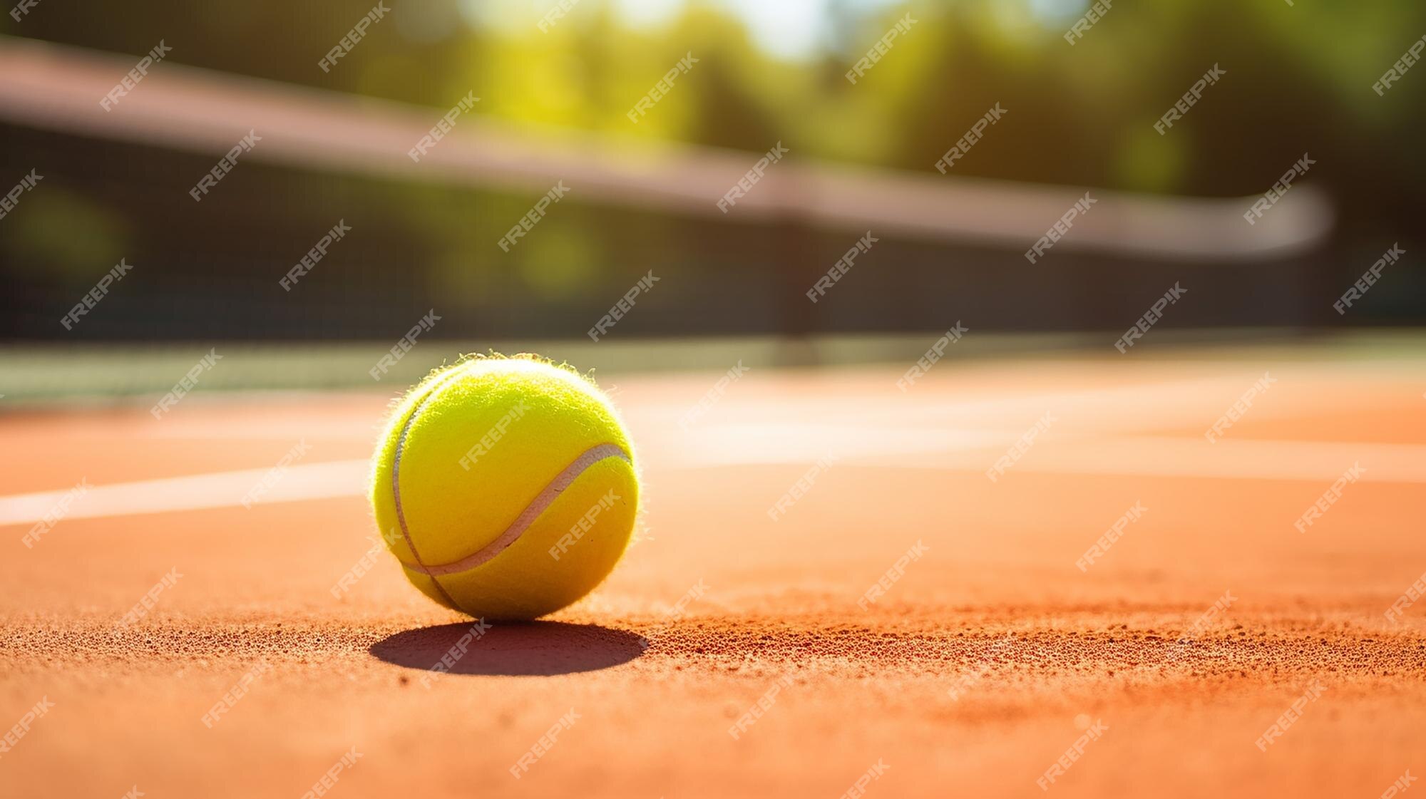 Bola amarela tenis