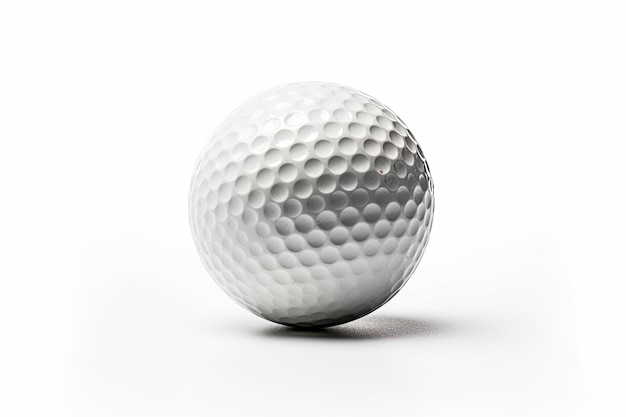 Bola de golf aislada sobre un fondo blanco Generativo Ai