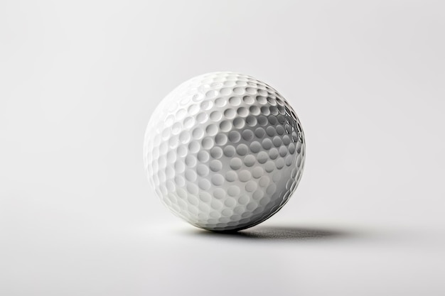 Bola de golf aislada sobre un fondo blanco Generativo Ai