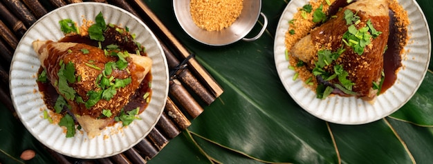 Bola de masa de arroz vegetariana zongzi vegetal para la comida del Festival del Bote del Dragón de Duanwu