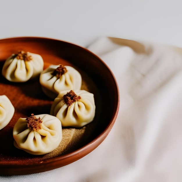 bola de masa deliciosa estética sobre la mesa