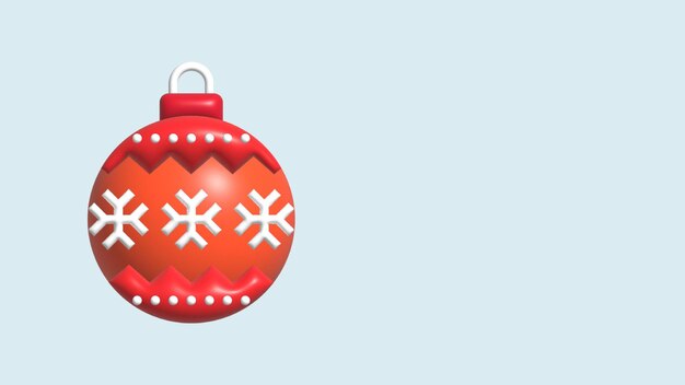 Bola de Navidad de Nochevieja chuchería decoración de invierno esfera roja adorno colgante clásico