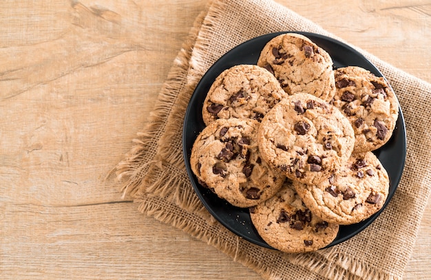 bolachas com chocolate amargo