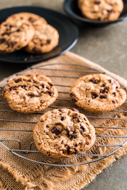 bolachas com chocolate amargo