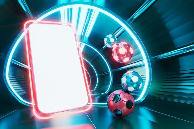 Bolas de futebol objeto esporte bola 3d design futebol