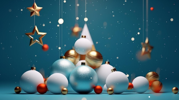 Bolas de Natal Decorações de Árvore de Natal MutiColor Bolas de Nadal em estilo de design moderno