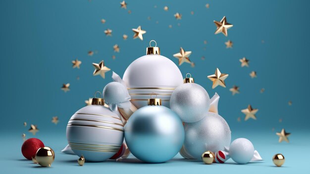 Bolas de Natal Decorações de Árvore de Natal MutiColor Bolas de Nadal em estilo de design moderno