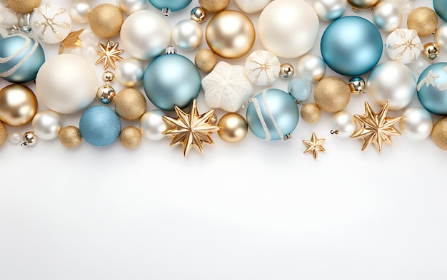 Las bolas de marco de Navidad brillantes