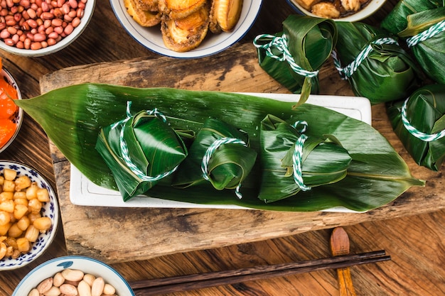 Bolas de masa de arroz del Dragon Boat Festival