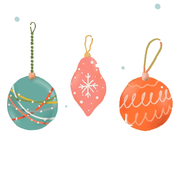 Las bolas de Navidad, las vacaciones, las pegatinas fronterizas.