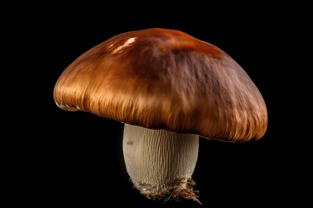 Boletus-Pilz auf weißem Hintergrund