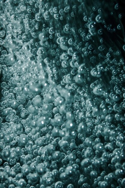 Bolhas de ar, bolhas subaquáticas Fundo Abstrato.