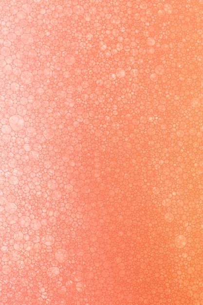 Foto bolhas vermelhas abstratasmacro close-up de bolhas de sabão fundo abstrato de bolhas de óleo na água