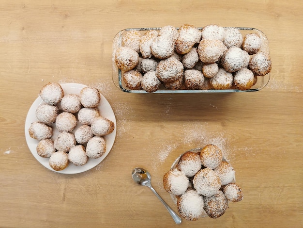 Bolinhas de queijo cottage