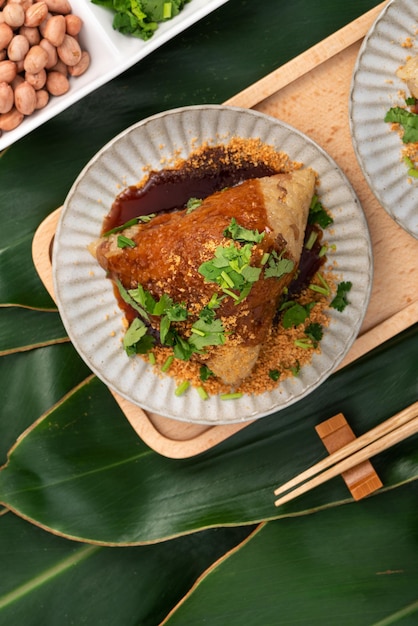 Bolinho de arroz vegetariano zongzi vegetal para comida duanwu dragon boat festival