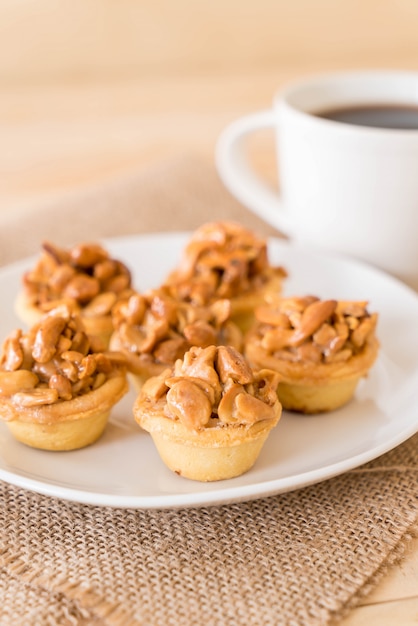 bolinho de caramelo com café